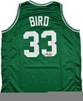 Autographed Larry Bird Boston Green Basketball Jersey PSA/DNA COA