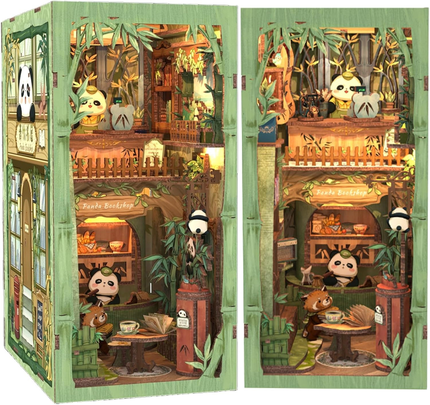 CUTEBEE Book Nook Kit - DIY Miniature House for Relaxation