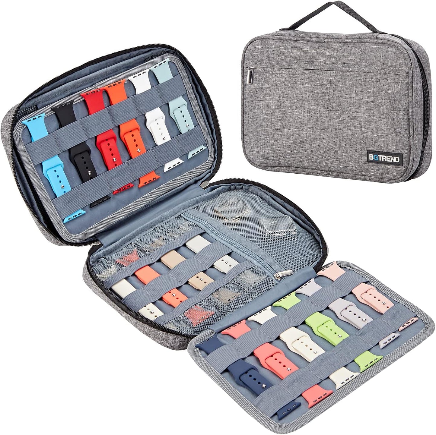Organize 32 Watch Straps with BGTREND Storage Case