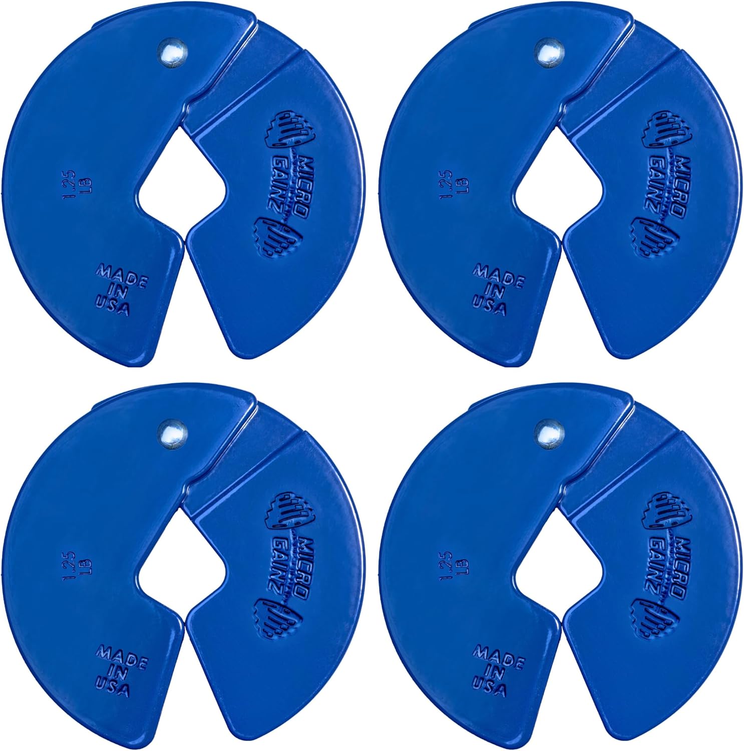 Micro Gainz 1.25lb Fractional Weight Plates for Dumbbell Training