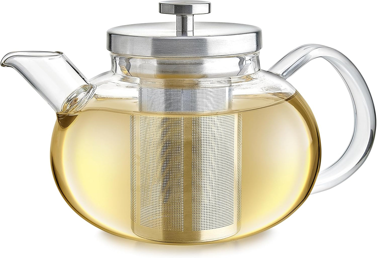 Teabloom Connoisseur Glass Teapot for Perfect Tea Brewing