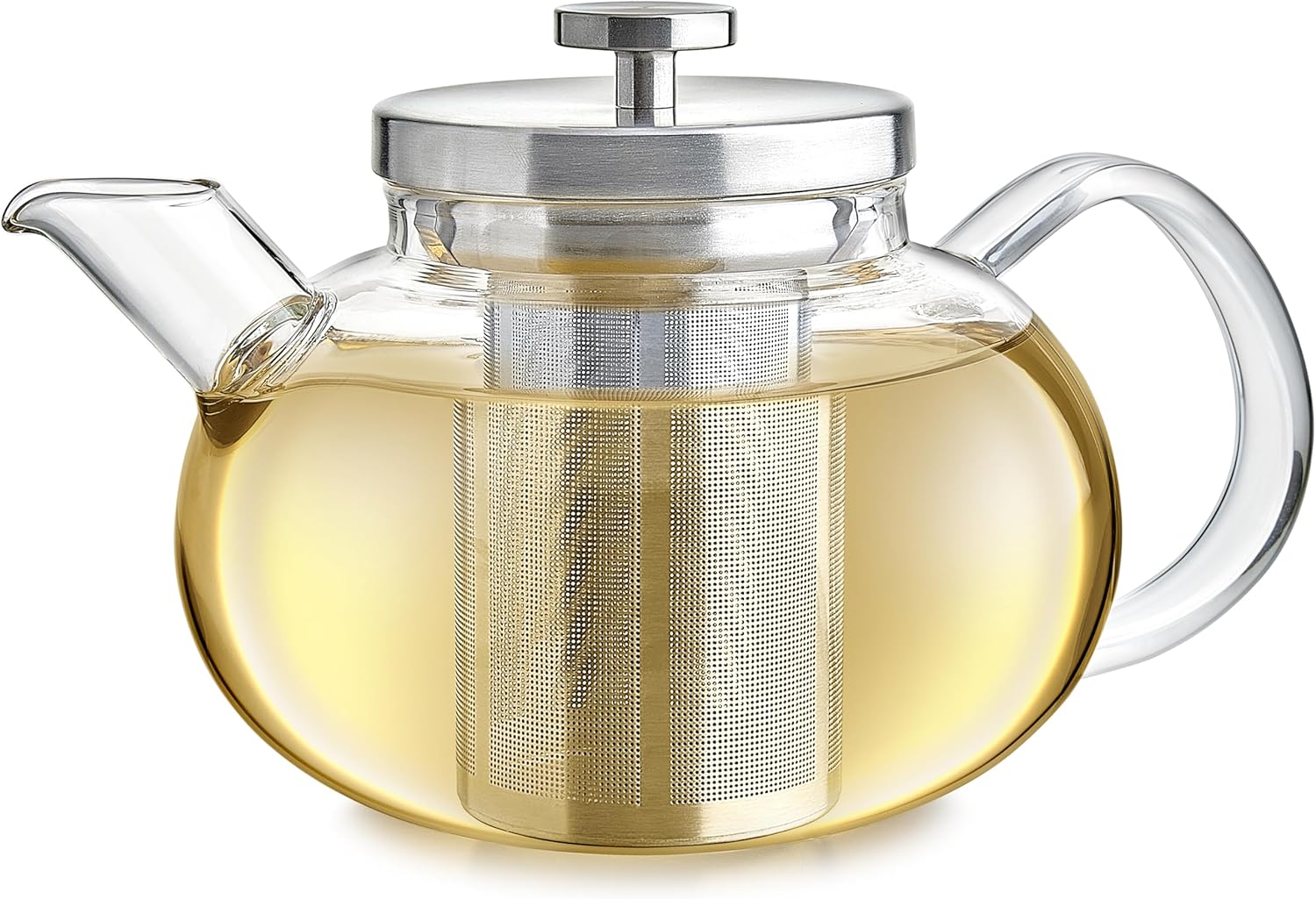 Teabloom Connoisseur Glass Teapot for Perfect Tea Brewing