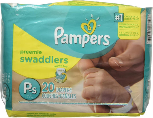 Pampers Newborn Diapers, Size P: Up to 5 lbs - Superior Protection