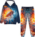 Boys Girls 2 Pcs Tracksuit Hoodie & Sweatpant Set - Comfortable