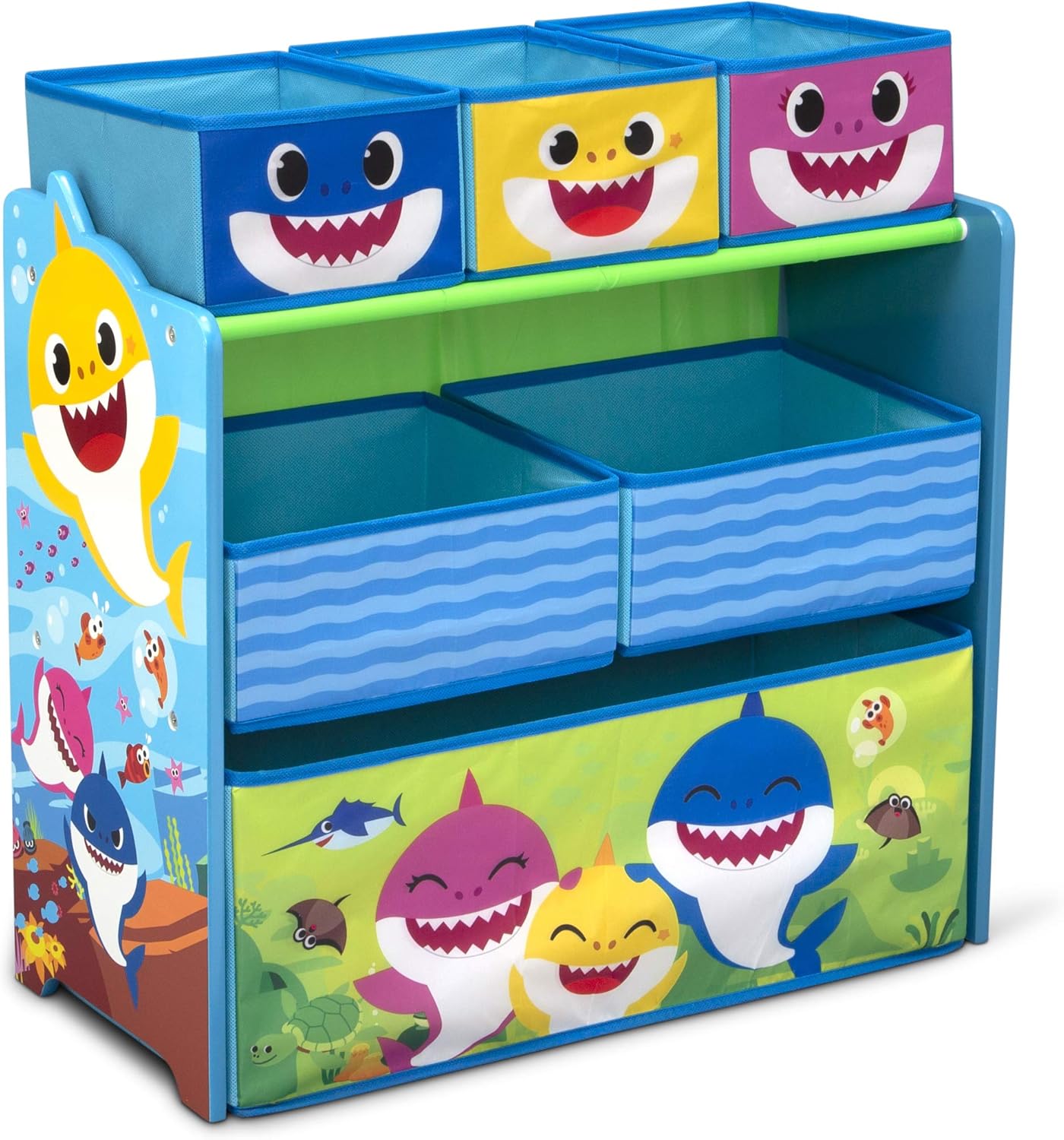 Baby Shark Design Toy Storage Organizer for Kids by Delta Children