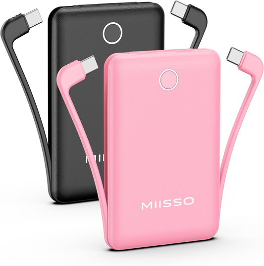 10000mAh Slim Portable Charger for iPhone 15/16/17 & Android