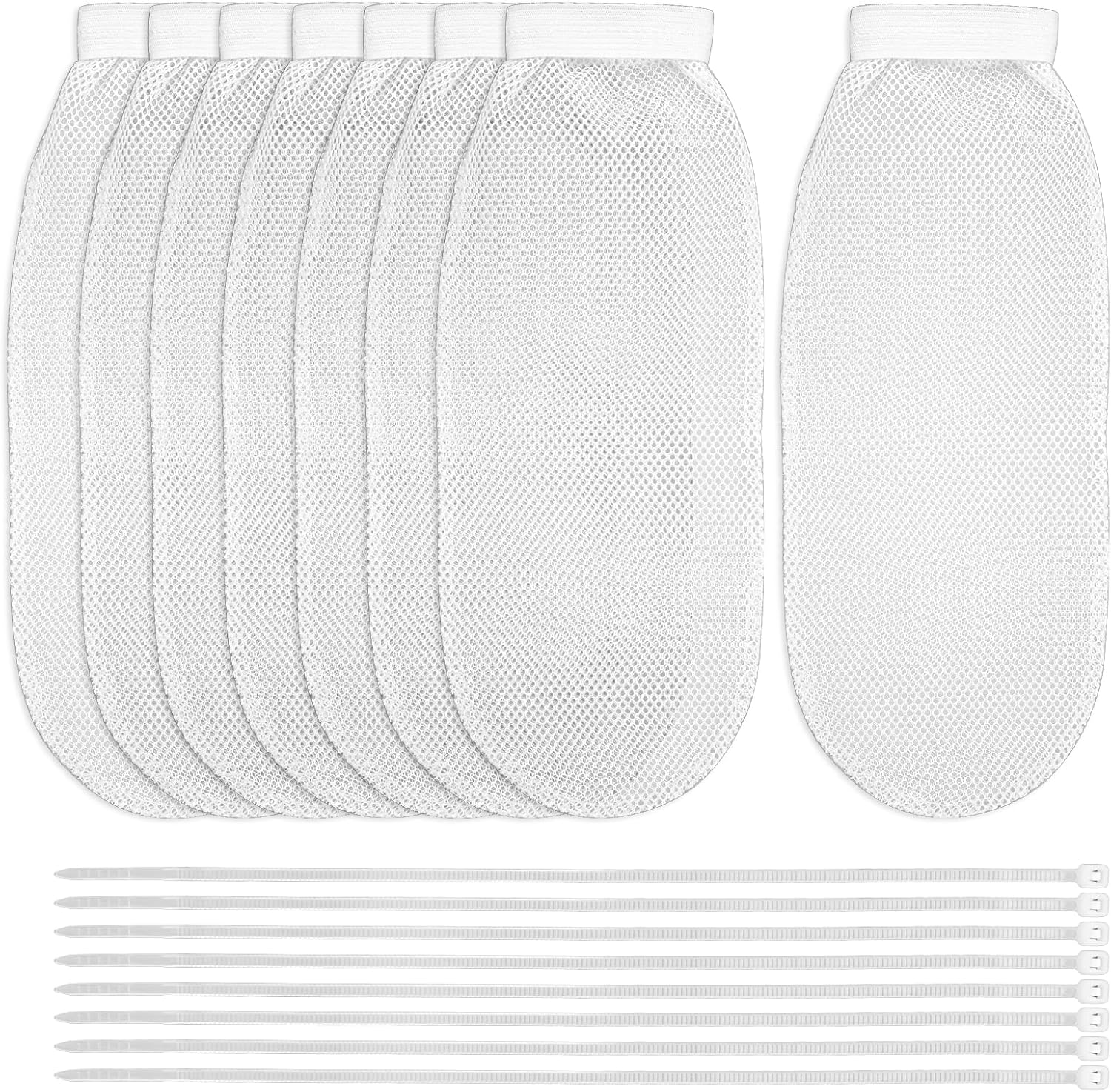 Nylon Mesh Lint Traps Set - Keep Drains Clear