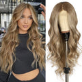 SAPPHIREWIGS Brown Lace Front Wig 26in - Natural Body Wave