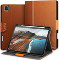 iPad Pro 12.9 Case (3rd-6th Gen) - PU Leather Multi-Angle Stand