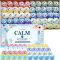 TranquilBliss Bath Bombs Set 50 PCS with 10 Scents - Large Gift Set