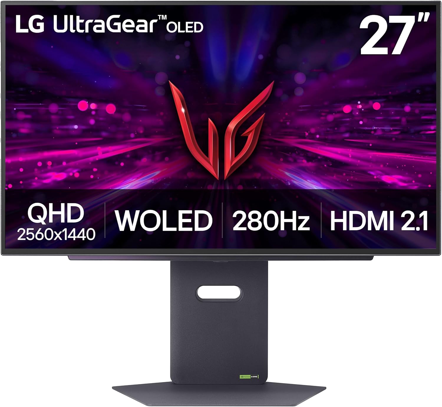 LG 27GX700A-B 27-inch OLED Gaming Monitor with 280Hz Speed