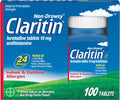 Claritin Allergy Medicine 24-Hour Non-Drowsy 100 Tablets - Daily