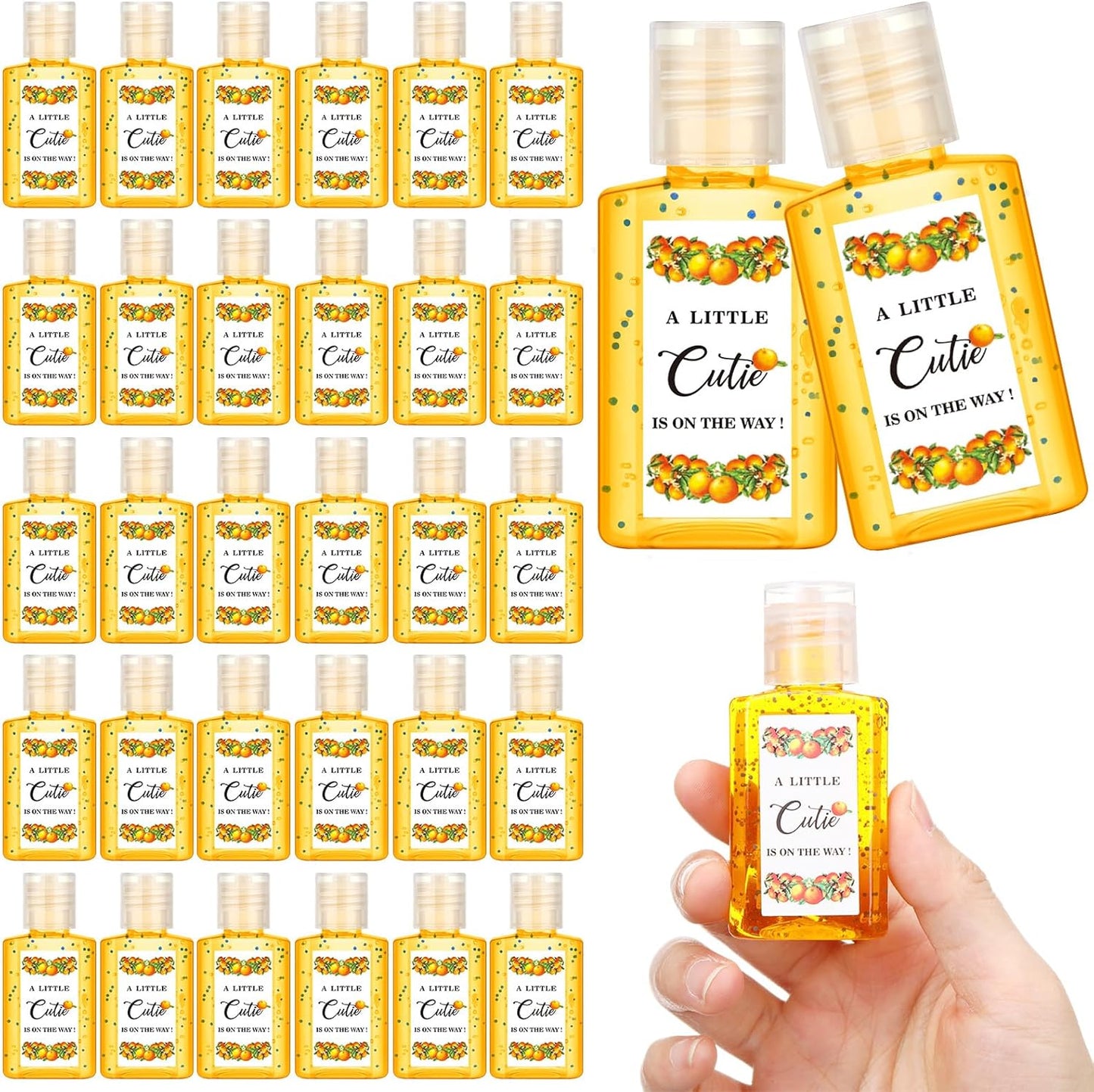 Gejoy 48 Pack Baby Shower Hand Sanitizer Bulk for Guests Gifts