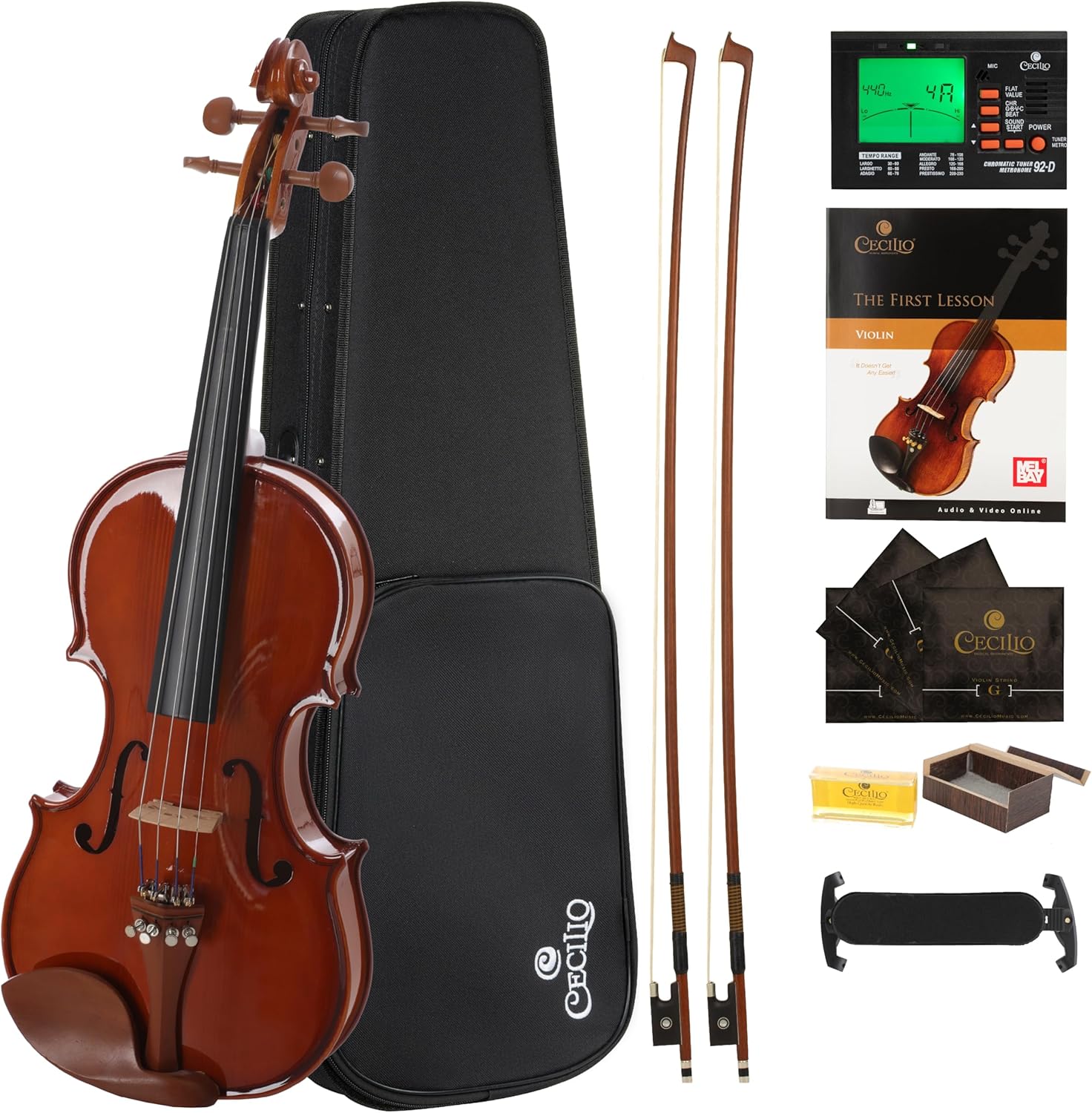 Cecilio 1/4 Size Natural Varnish Violin for Beginners Review