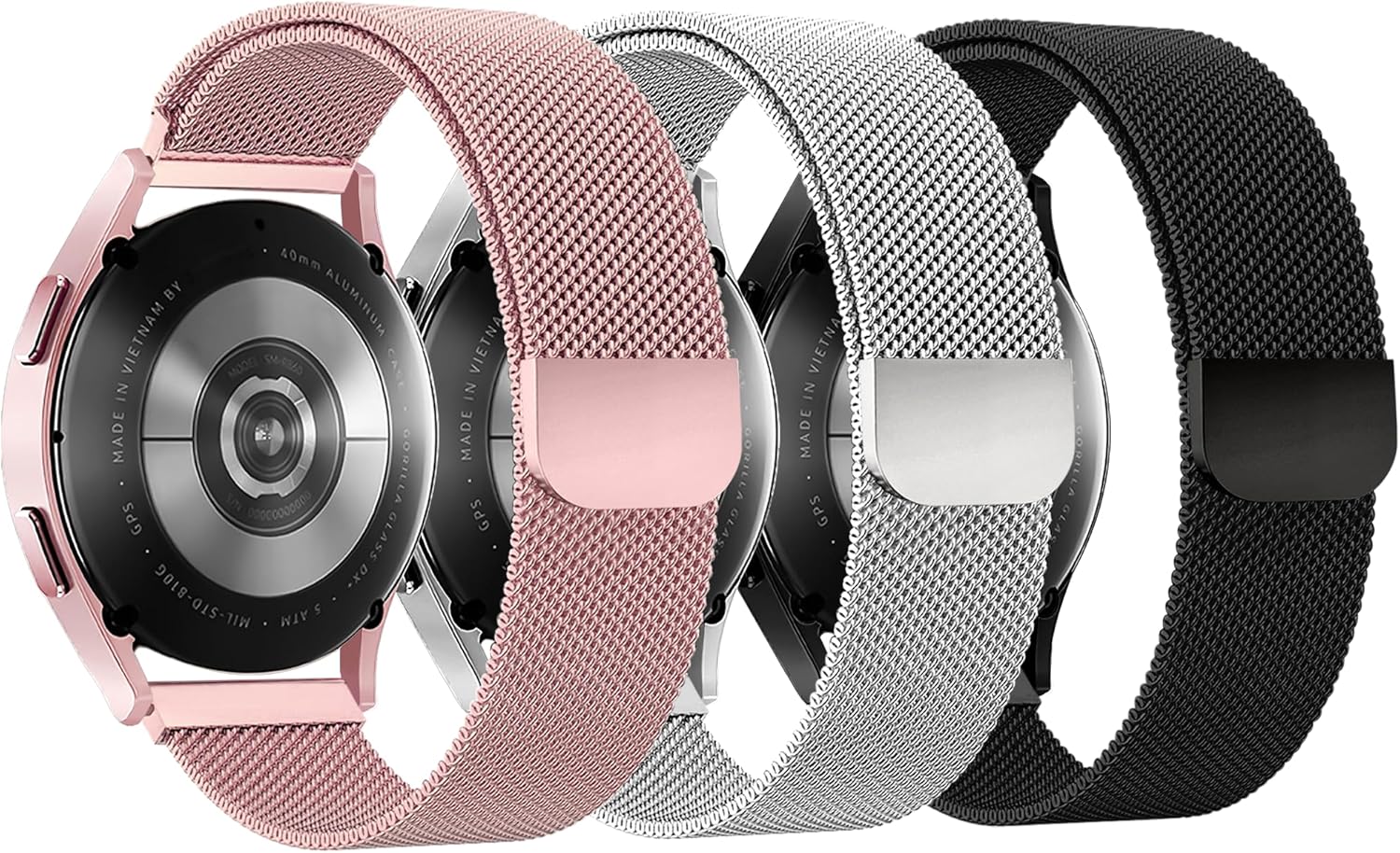 Breathable 20mm Milanese Band for Samsung Watch Series