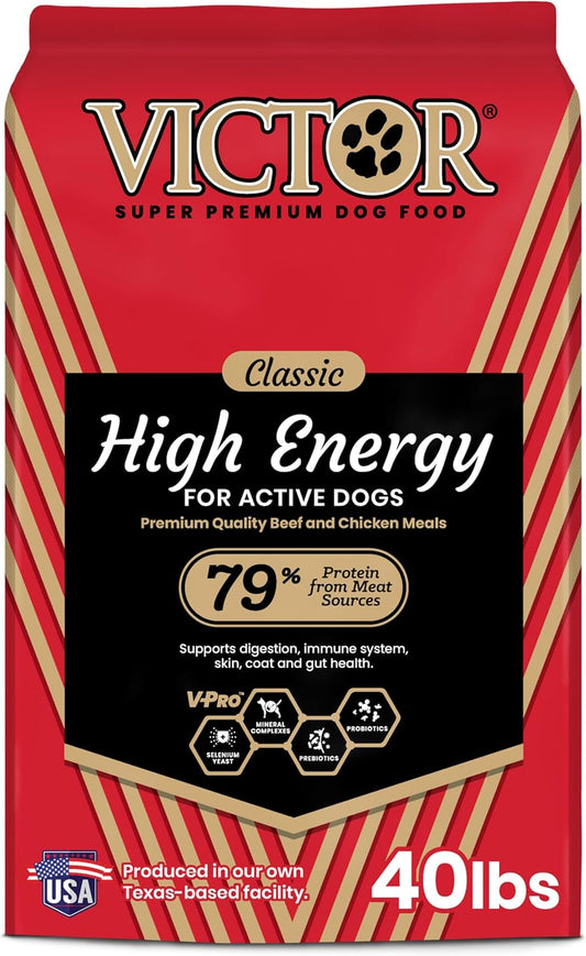 VICTOR Super Premium Dog Food for Active Dogs and All Breeds