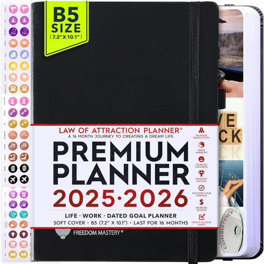2025-2026 Life Planner for Focus & Productivity Goals