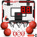 Mini Basketball Hoop for Door & Wall with Electronic Scoreboard