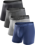 Mens Underwear Boxer Briefs Breathable Soft Moisture-Wicking Clothing