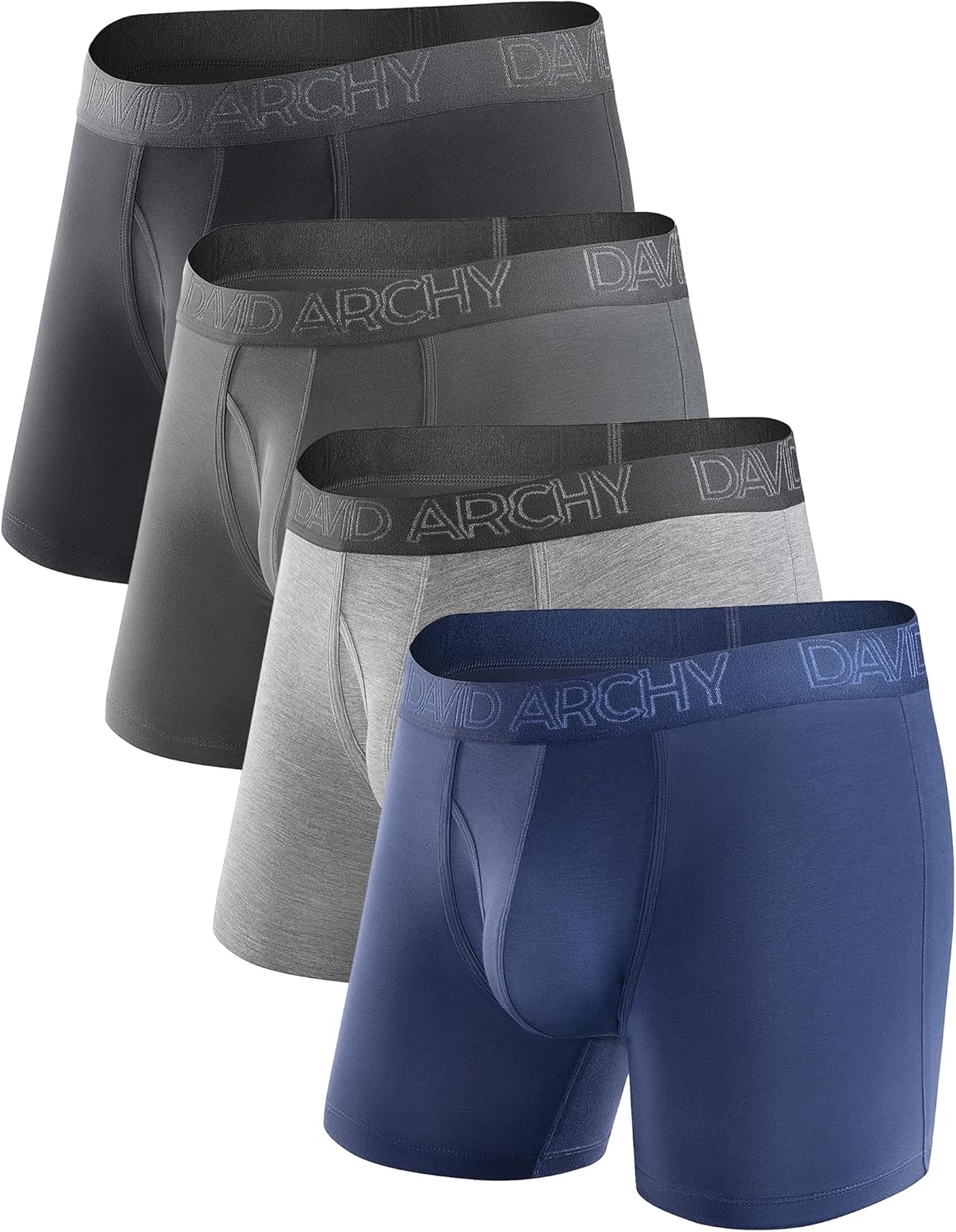 DAVID ARCHY Mens Underwear Boxer Briefs for Ultimate Comfort