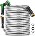 100Ft Metal Garden Hose - Flexible, Kink-Free Water Hose