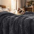 Ultra Soft Flannel Fleece Blanket King Size - Lightweight Warmth