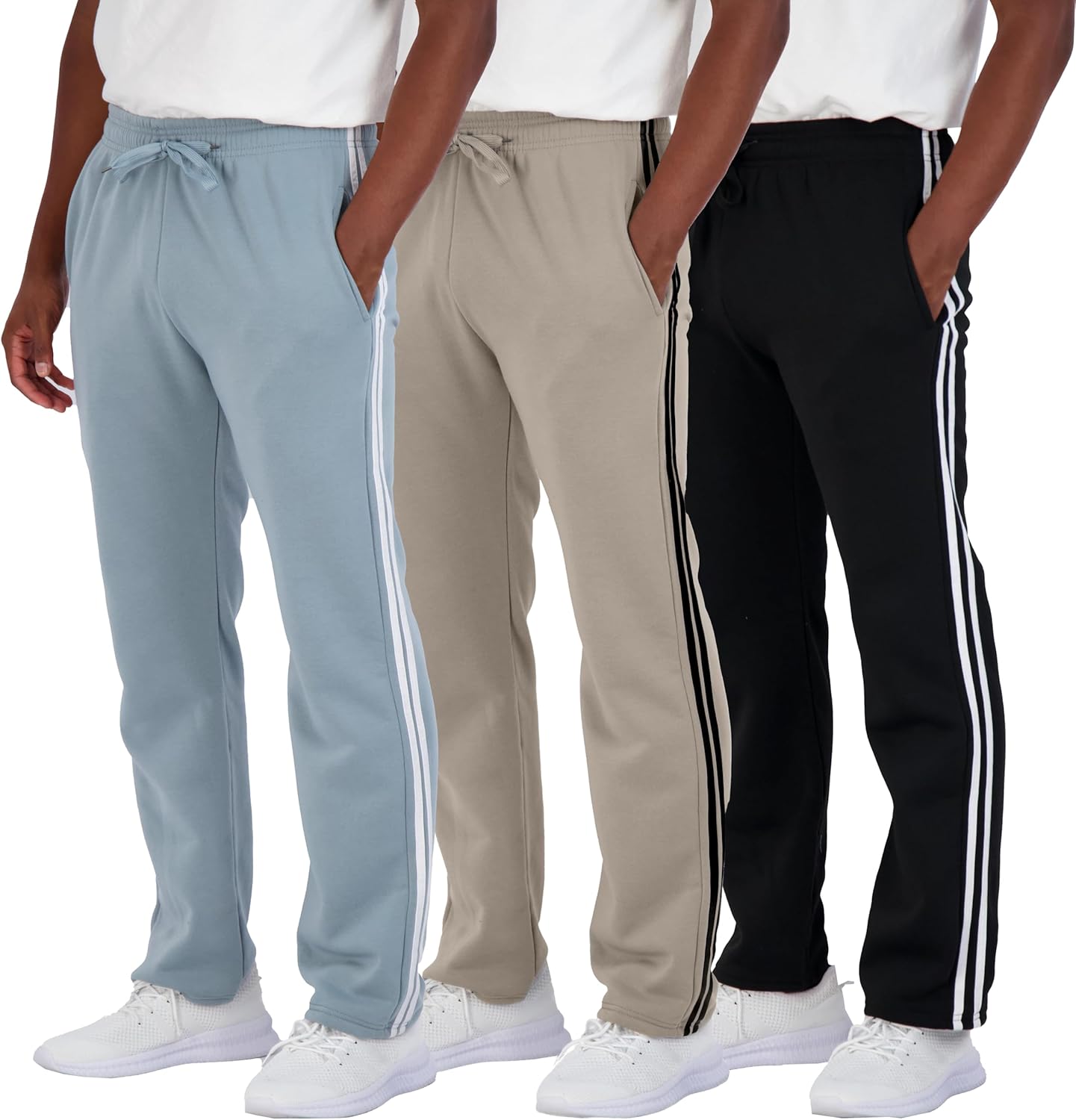 Men's Tech Fleece Athletic Casual Open Bottom Sweatpants