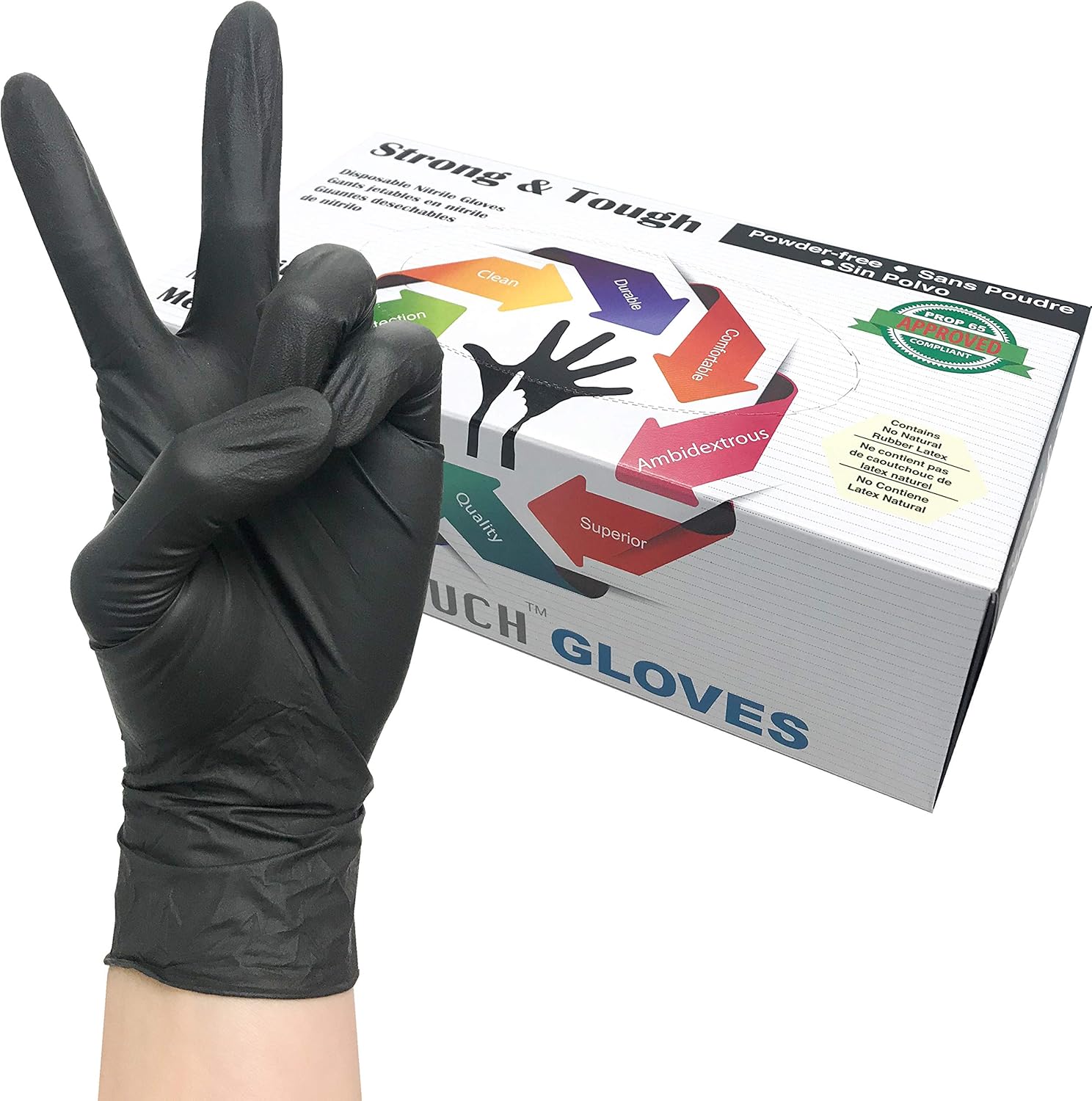 Infi-Touch Nitrile Gloves: Chemical Resistant, 100 Ct