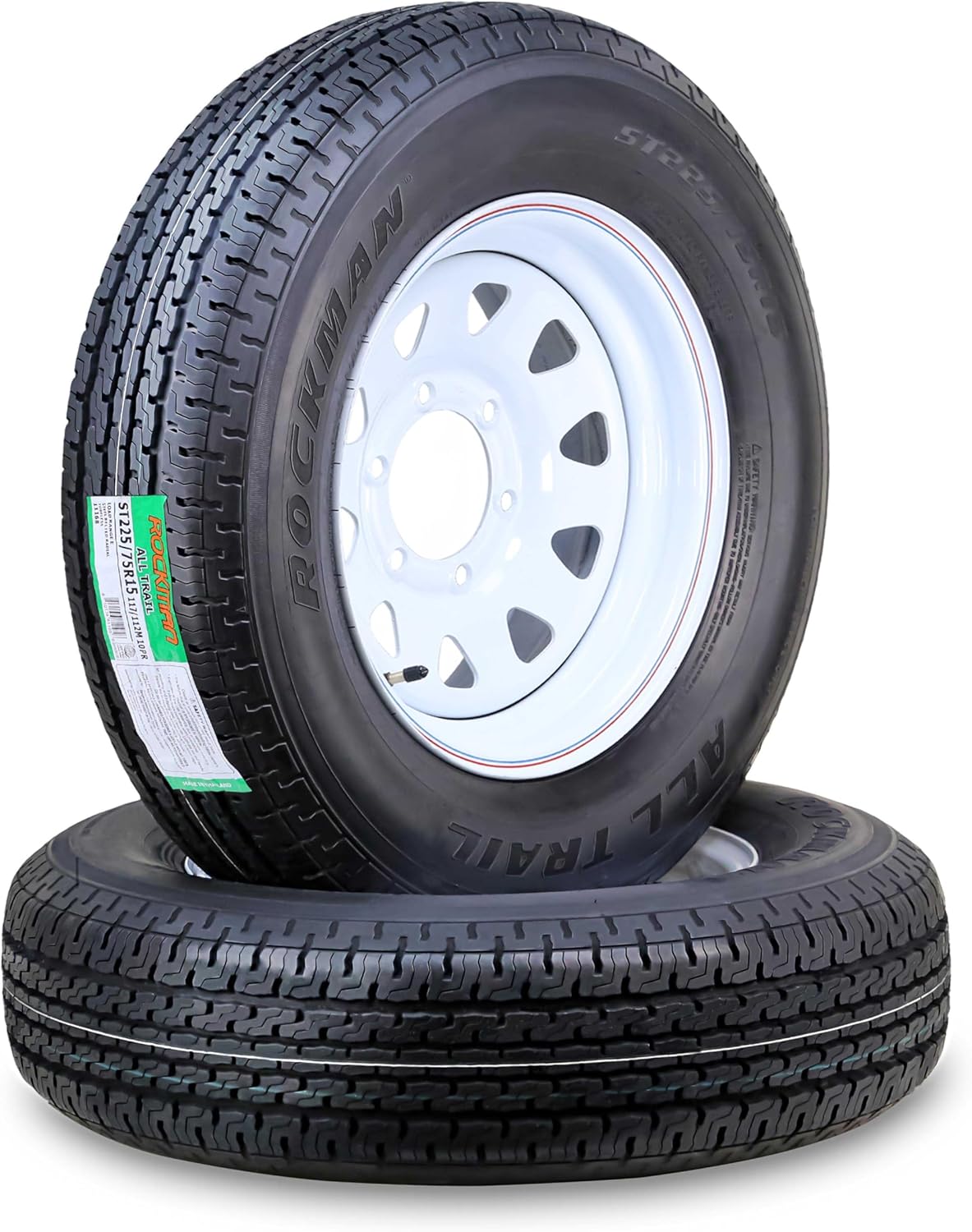 ROCKMAN Trailer Tire Wheel Assembly for Reliable Performance