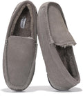 Project Cloud Mens Slippers 100% Genuine Leather - Warm Memory Foam we