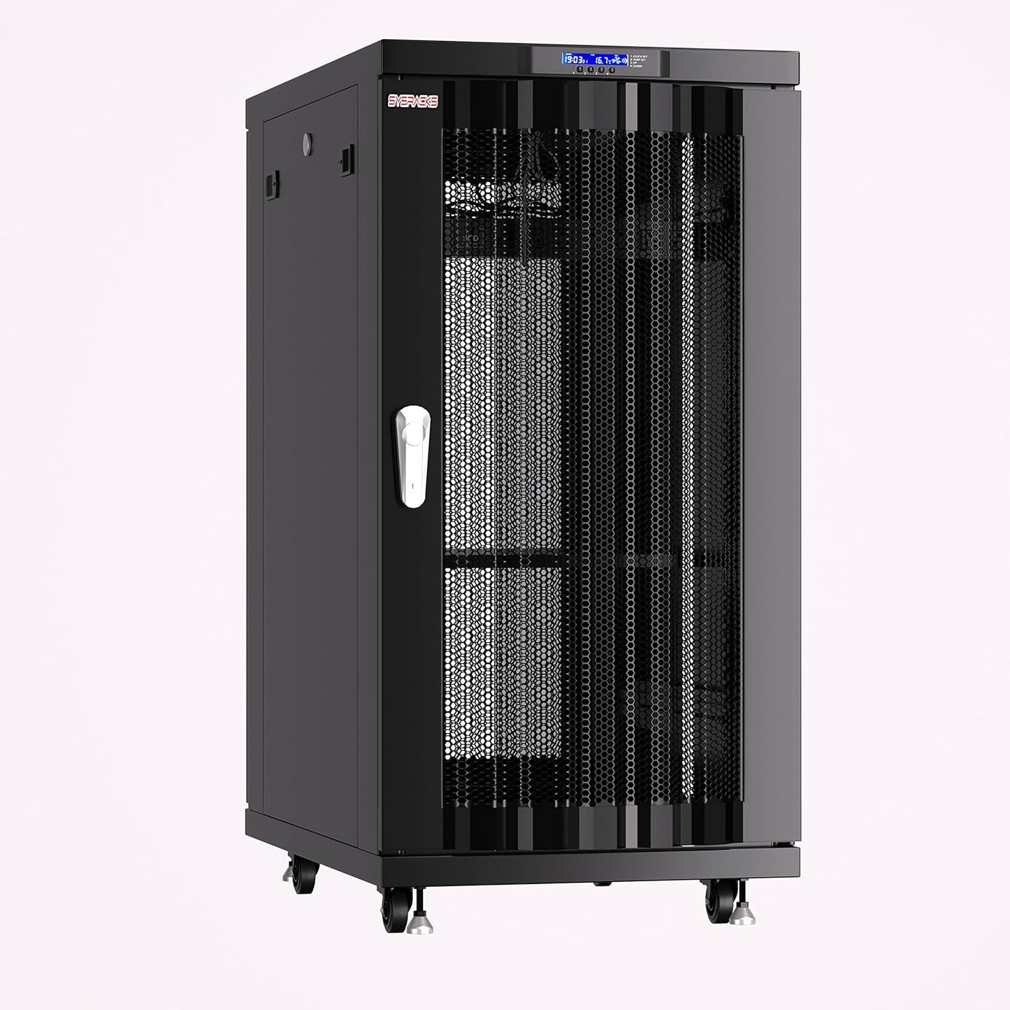 Sysracks 39 Inch Deep Server Rack with Locking Vented Doors