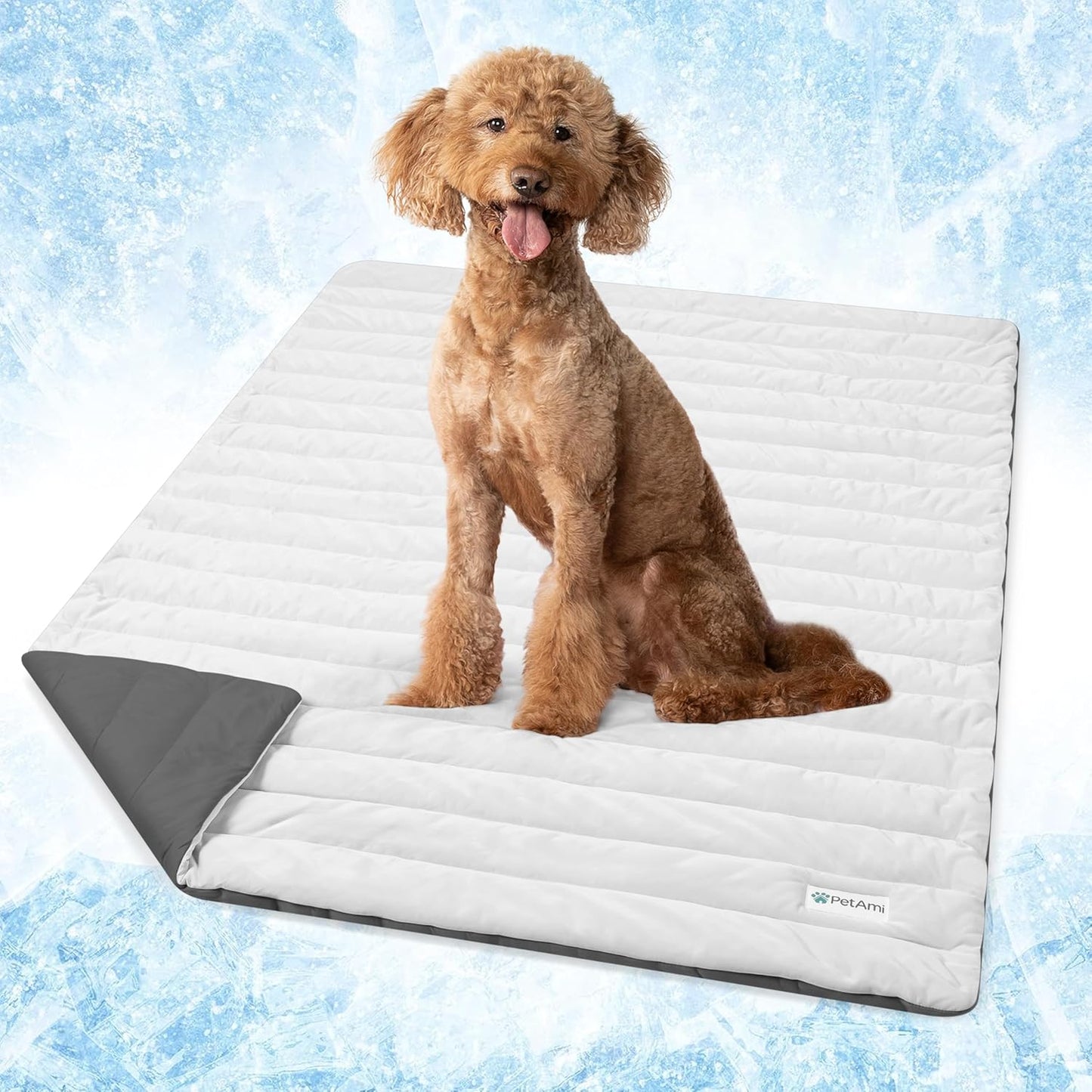 PetAmi Premium Pet Cooling Mat for Dogs and Cats, Large Size