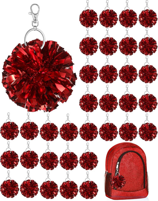 Cheer Pom Pom Keychain Gifts for Cheerleaders and Teams