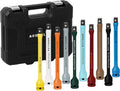 10-Piece Torque Limiting Extension Bar Set 1/2in Drive - Prevents