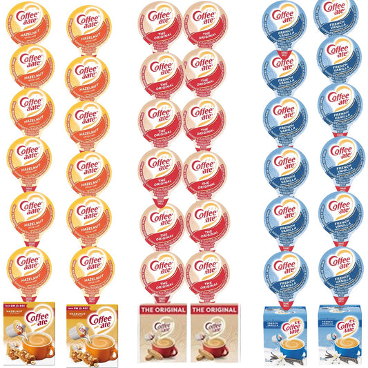 Bools Coffee Creamer Variety Pack - 3 Flavors, 48 Pack