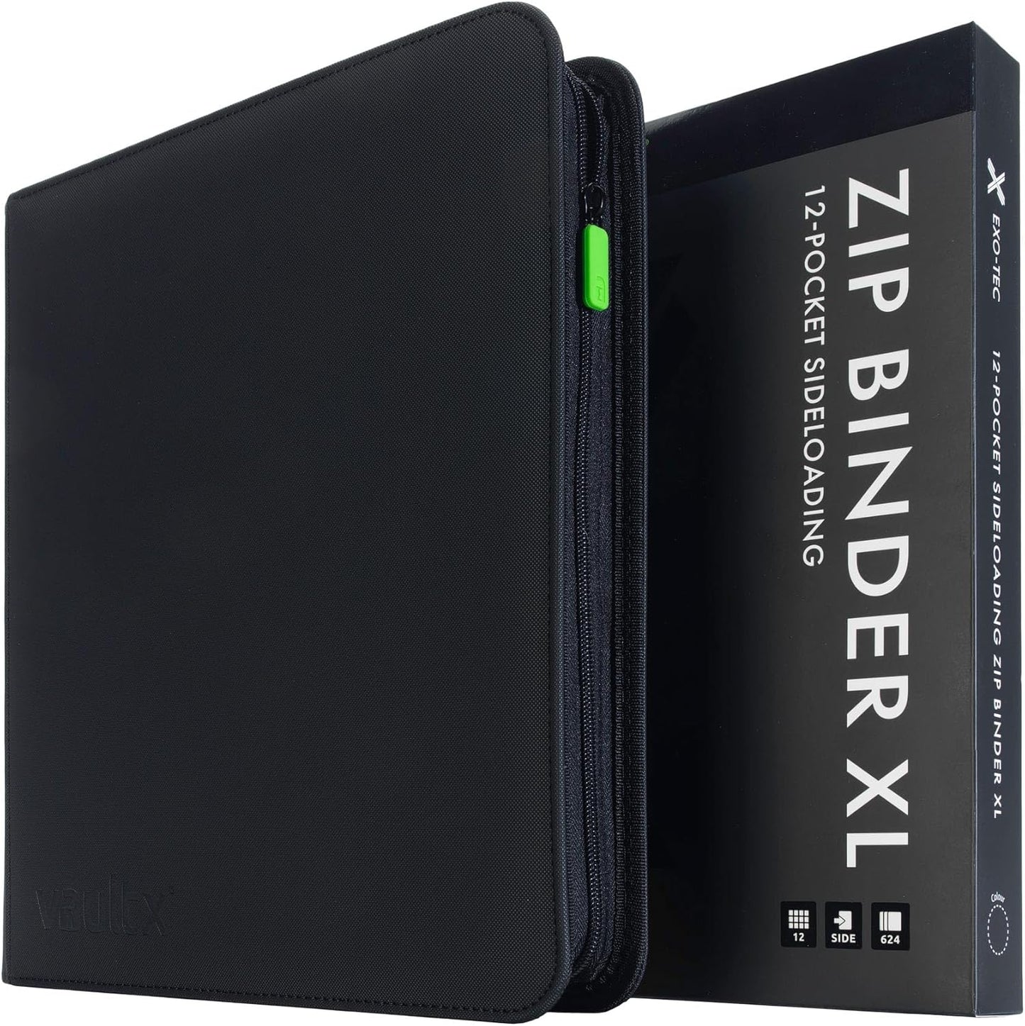 Vault X 12 XL Pocket Trading Card Zip Binder for Collectors