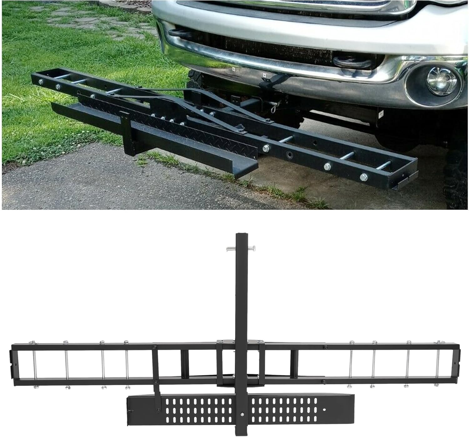 ECOTRIC Motorcycle Trailer Hitch Carrier for Easy Transport