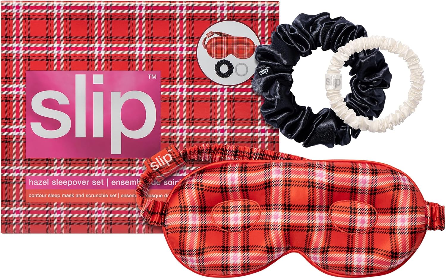Slip Pure Silk Beauty Sleepover Set for Lashes and Hair Care