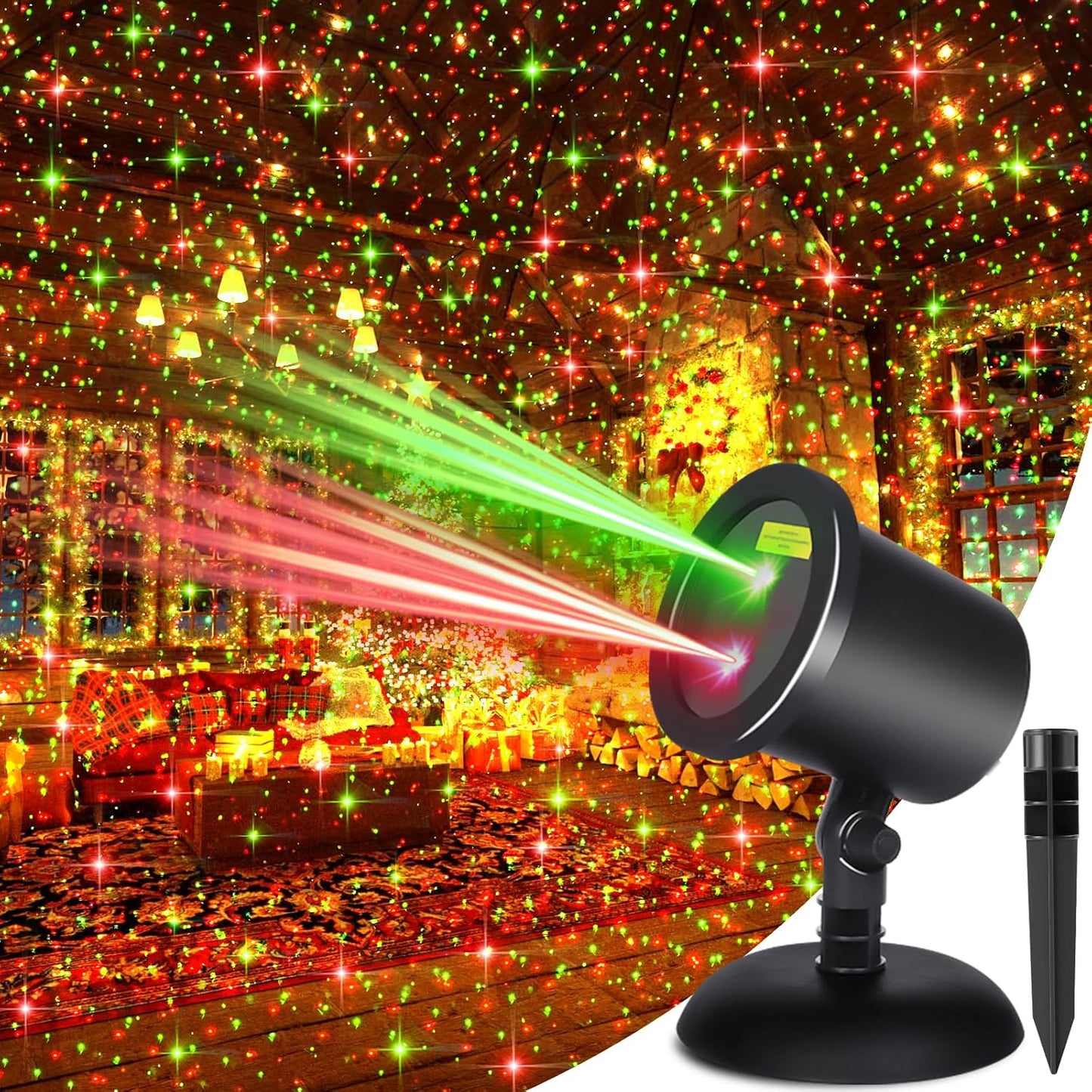 MEODOM Christmas Laser Light Show