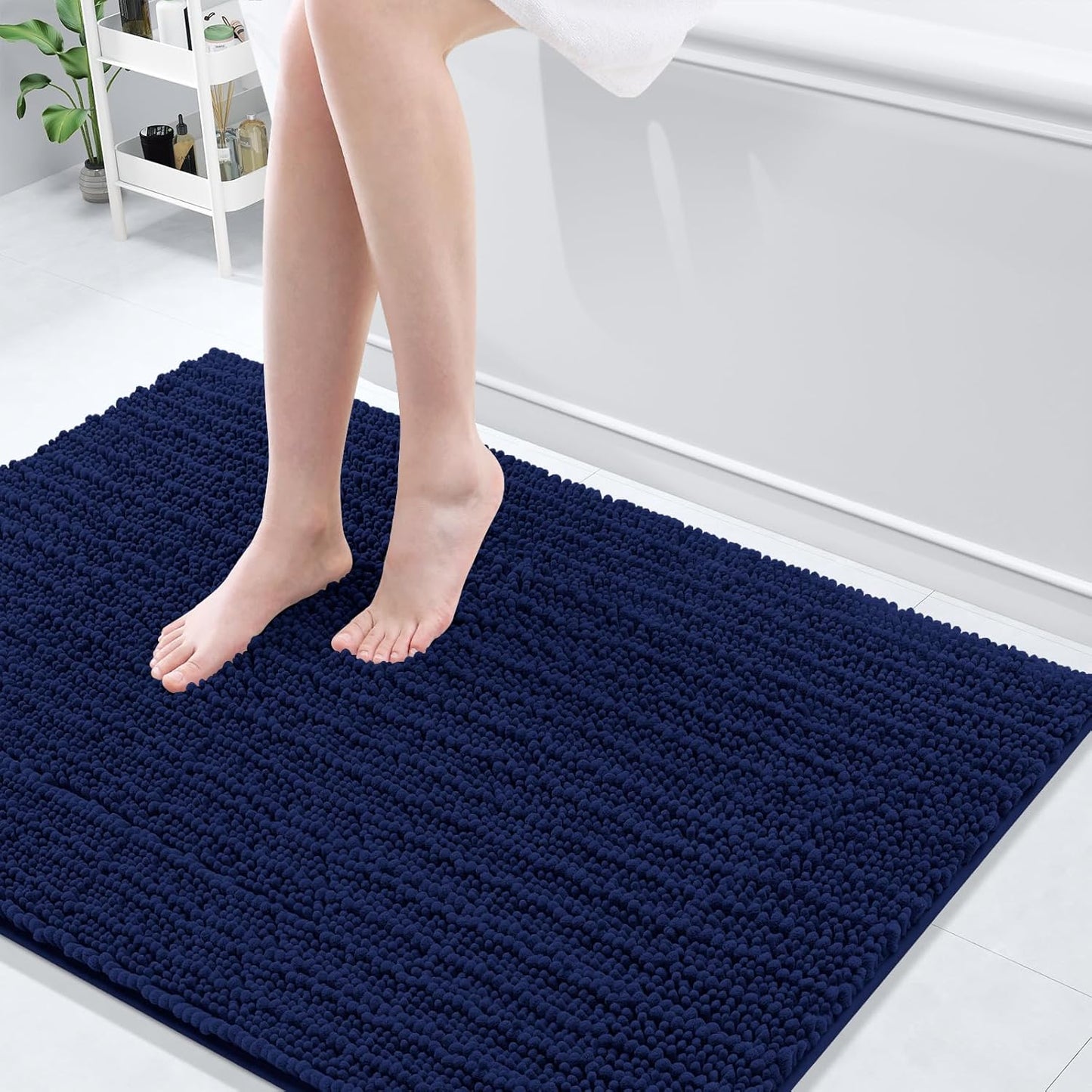 Arotive Luxury Chenille Bathroom Rug Mat for Comfort and Style