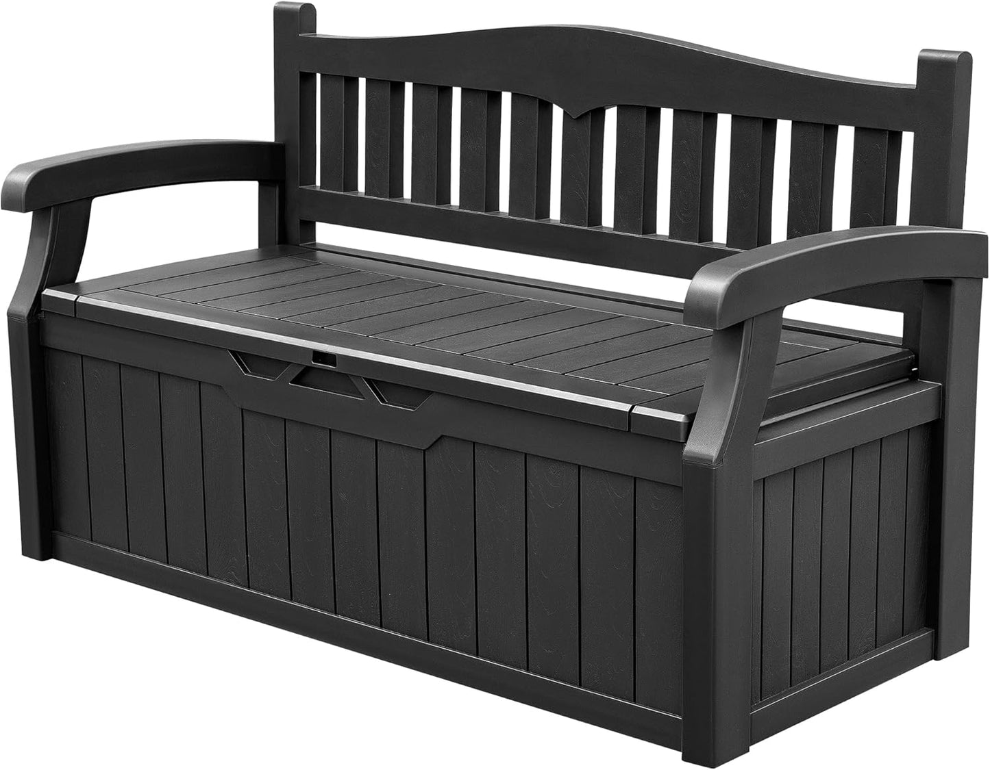 Devoko 80 Gallon Storage Bench Deck Box for Outdoor Use