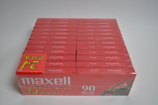 Maxell UR 90 Audio Cassette 24-pack for Quality Sound Recording