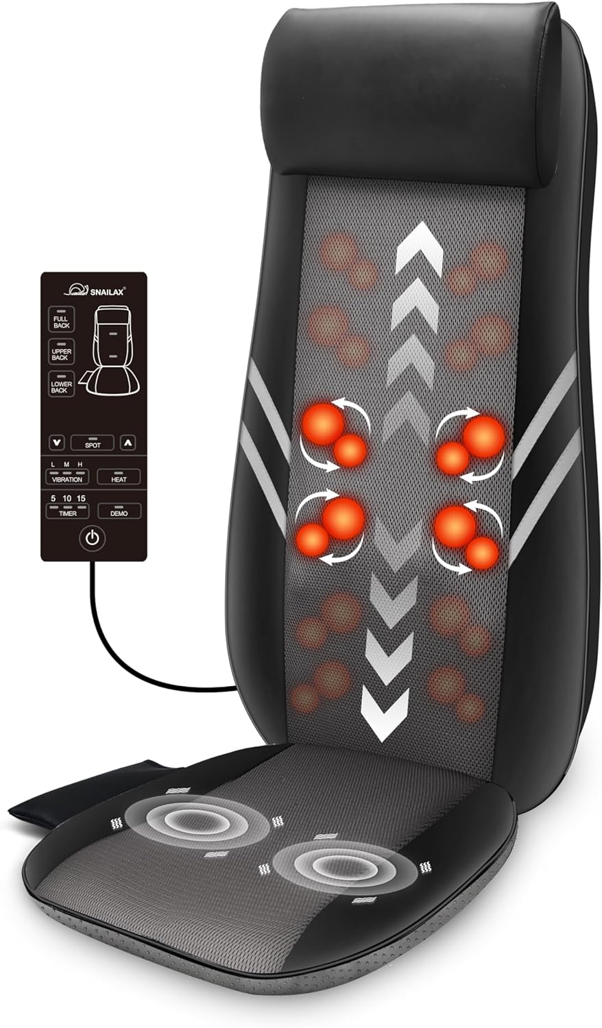 Snailax Back Massager with Heat for Ultimate Relaxation
