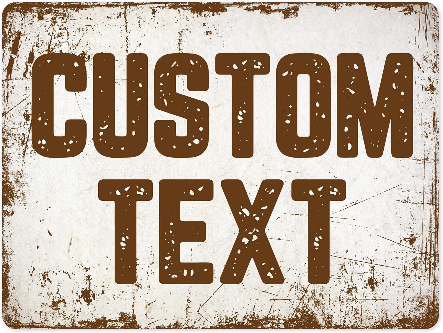 Custom Street Sign with 11 Font Colors and 22 Sizes Available