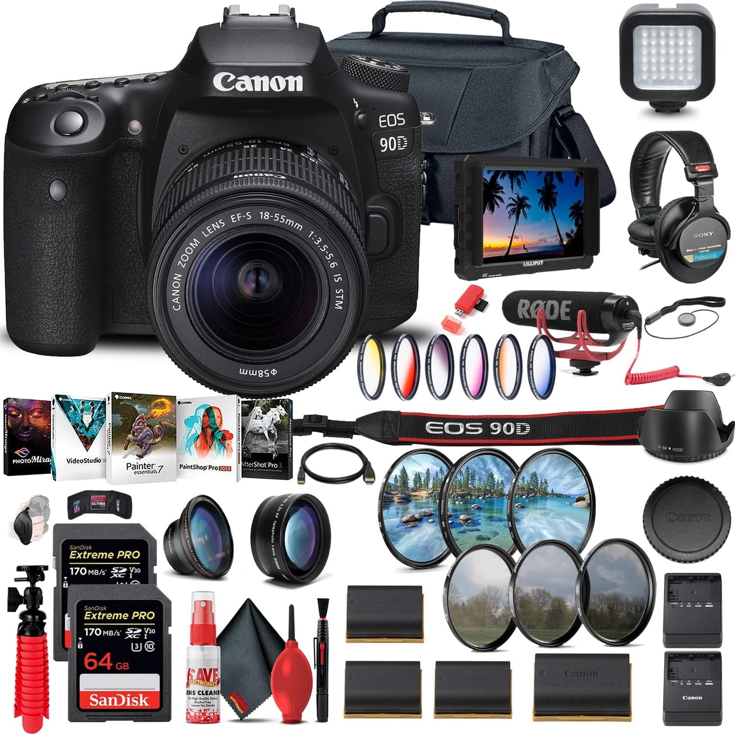 Capture Pro-Quality Photos & Videos with Canon EOS 90D Bundle