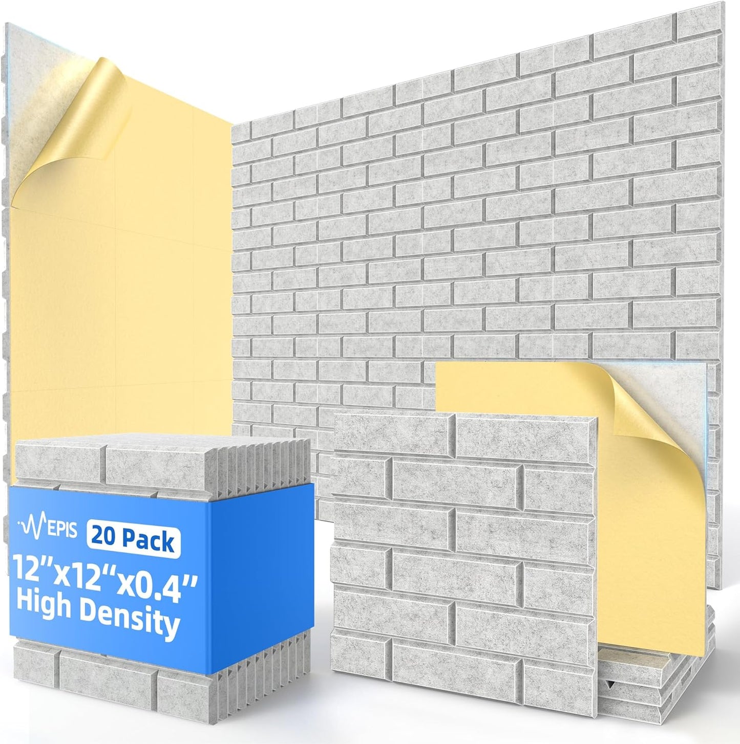 20 Pack Acoustic Panels for Effective Noise Reduction and Style