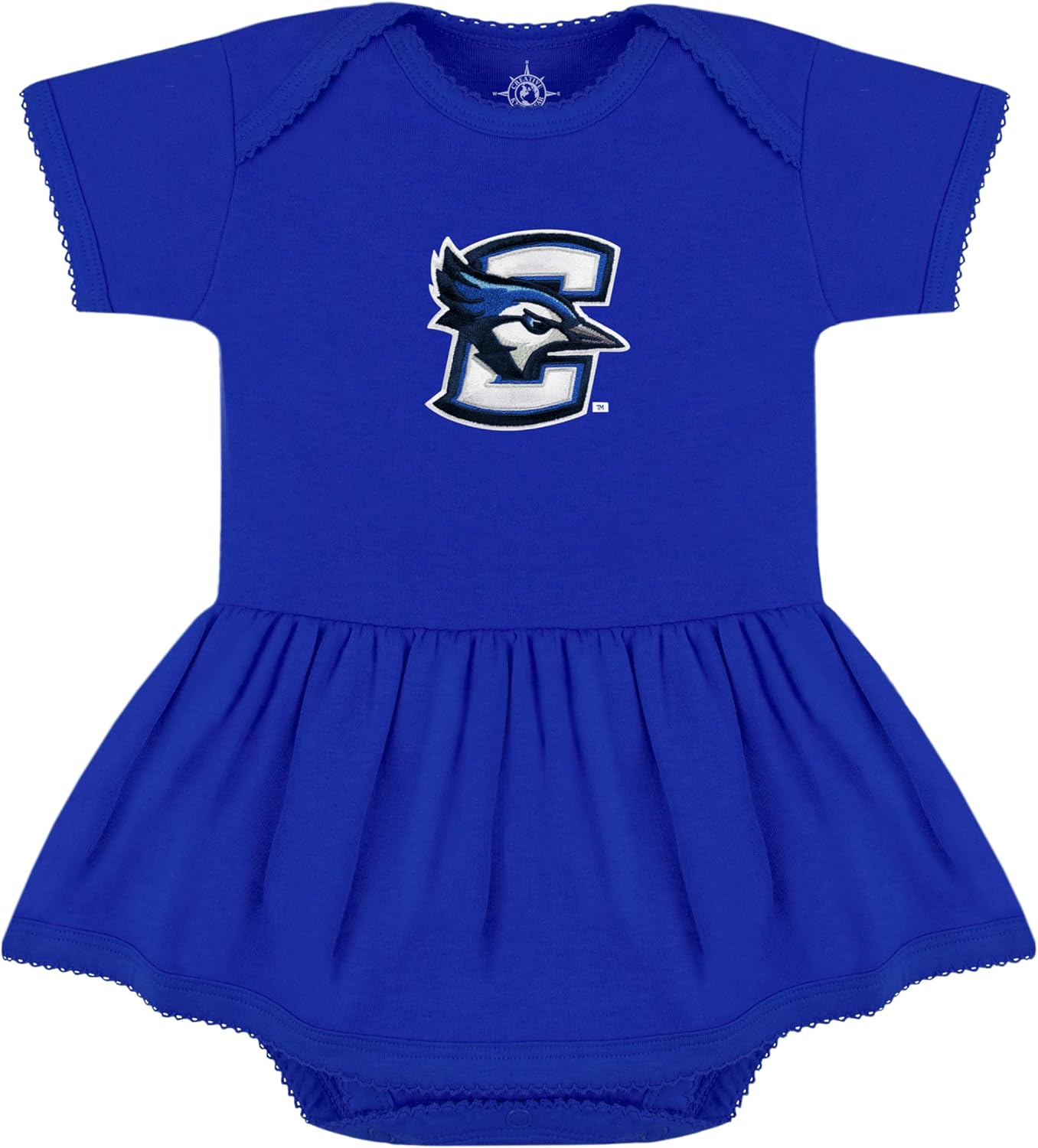 Creative Knitwear College Baby Picot Bodysuit Dress for Girls