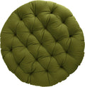 Sorra Home Tufted Papasan Cushion - Plush Avocado Floor Pillow