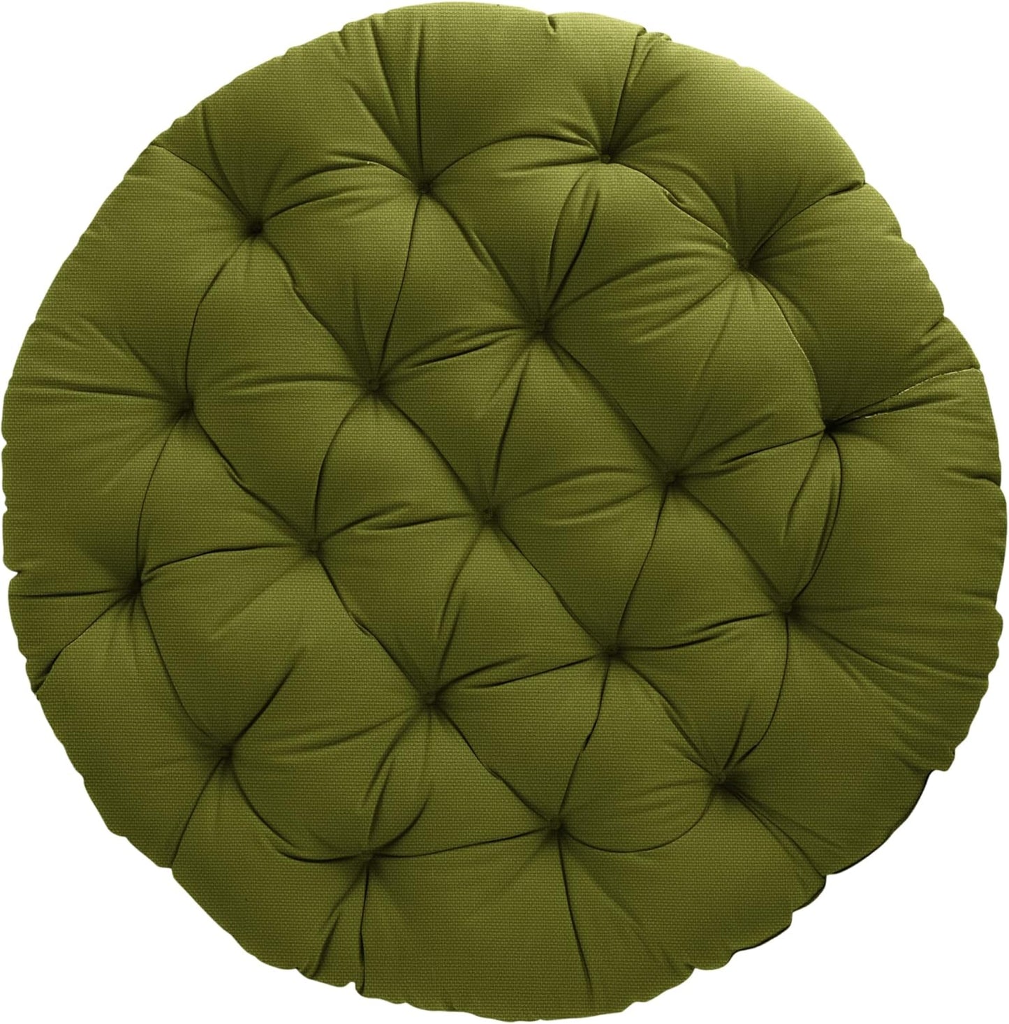 Sorra Home Tufted Papasan Cushion - Comfy Round Floor Pillow