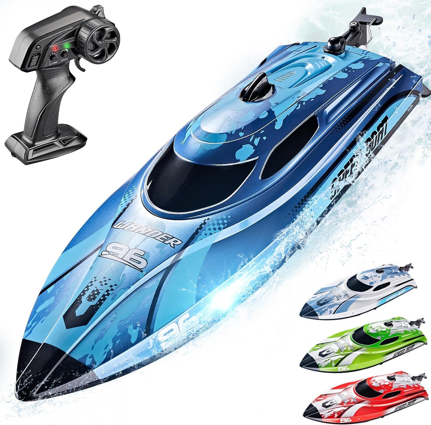 Fast 12 Inch Remote Control Boat for Kids and Adults Fun